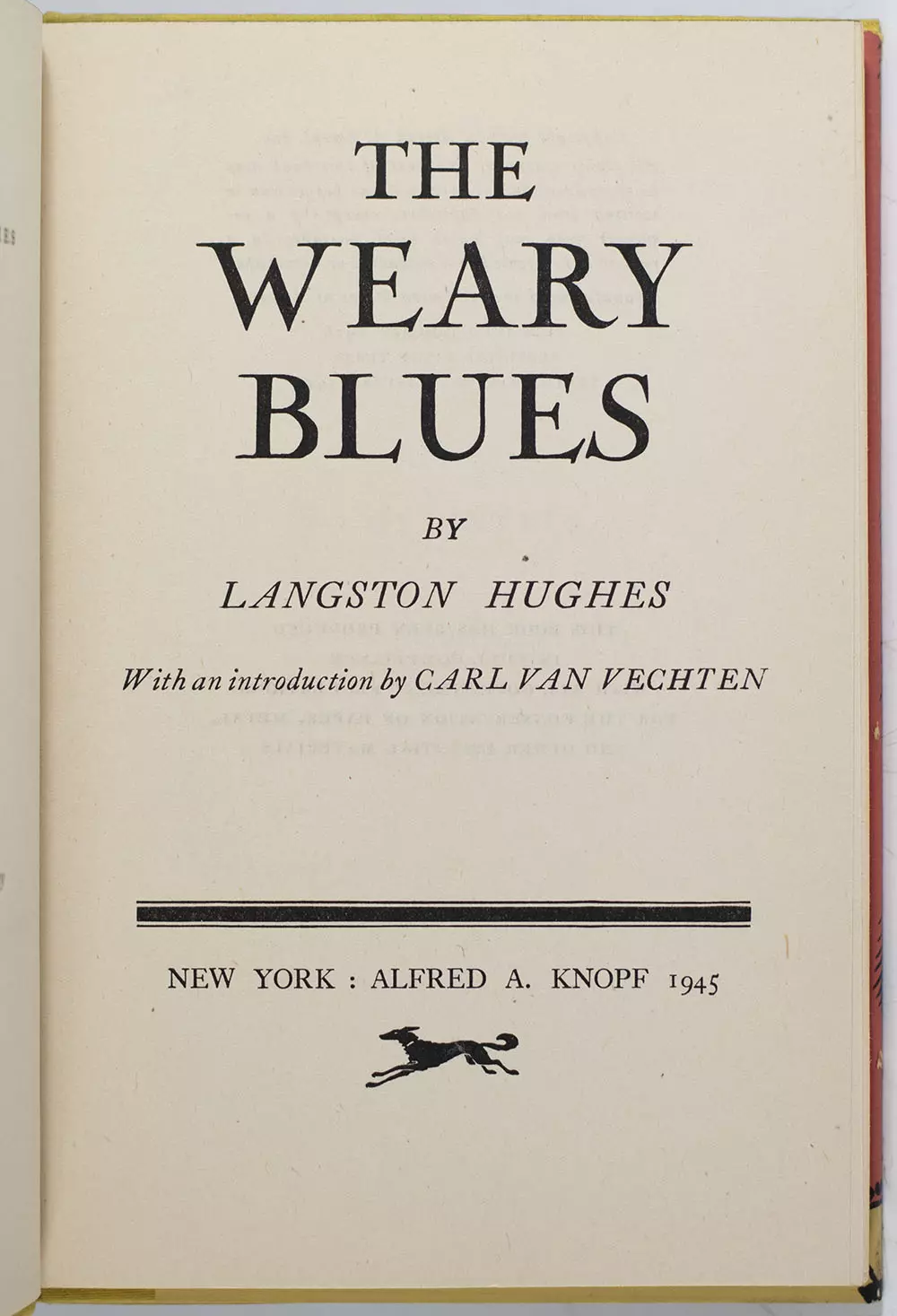The Weary Blues.