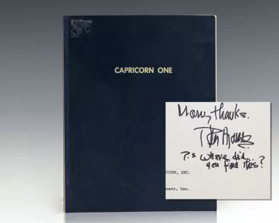 Capricorn One Original Shooting Script.