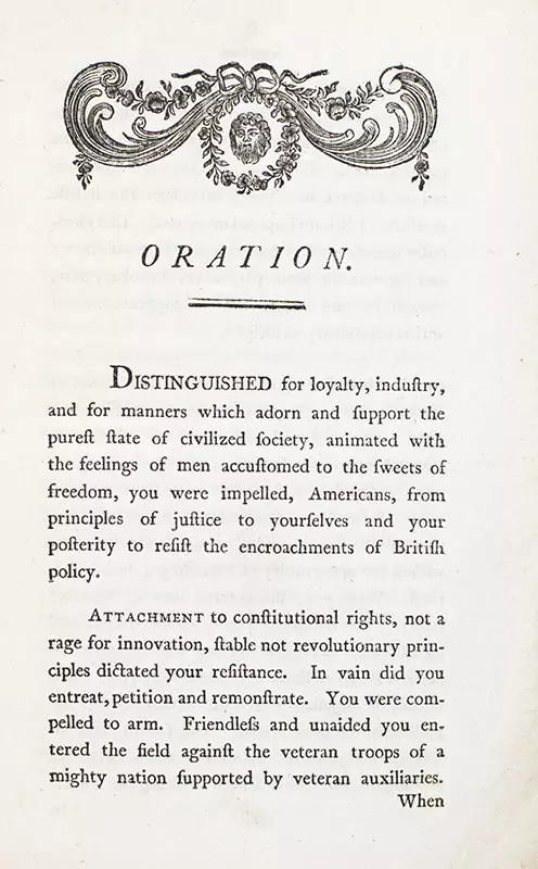 An Oration Pronounced July 4, 1800, at the Request of the Inhabitants of the Town of Boston, in Commemoration of the Anniversary of American Independence.