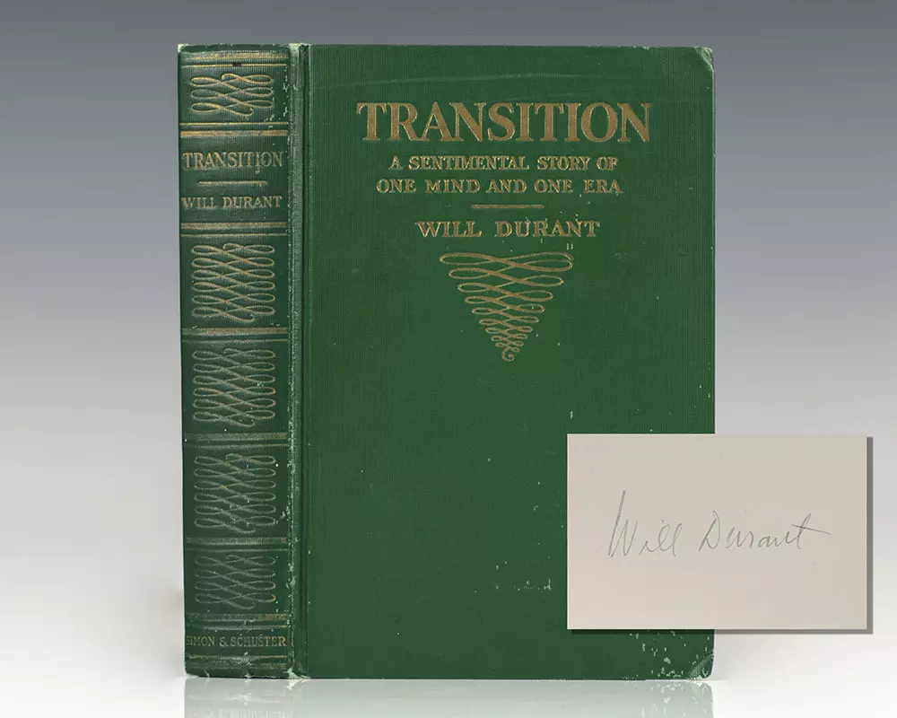 Transition: A Sentimental Story of One Mind and One Era.