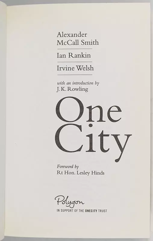 One City.