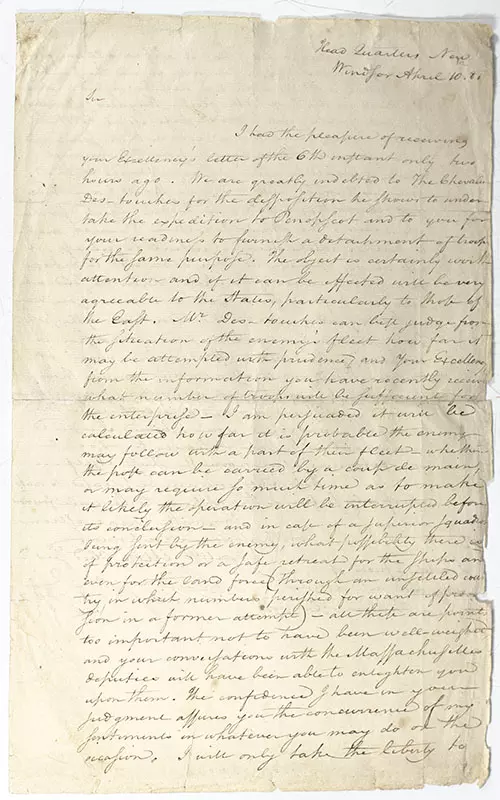 George Washington Autograph Letter Signed.
