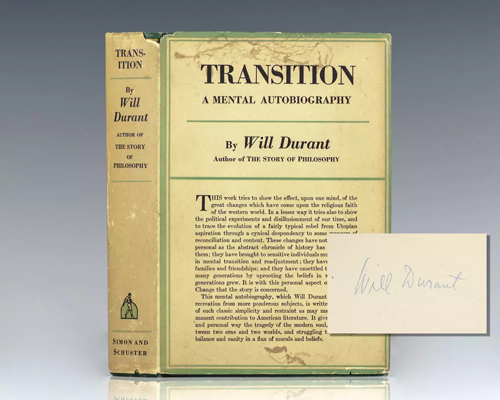 Transition: A Mental Autobiography.
