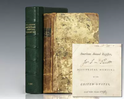 The American Annual Register, or, Historical Memoirs of the United States, for the Year 1796.