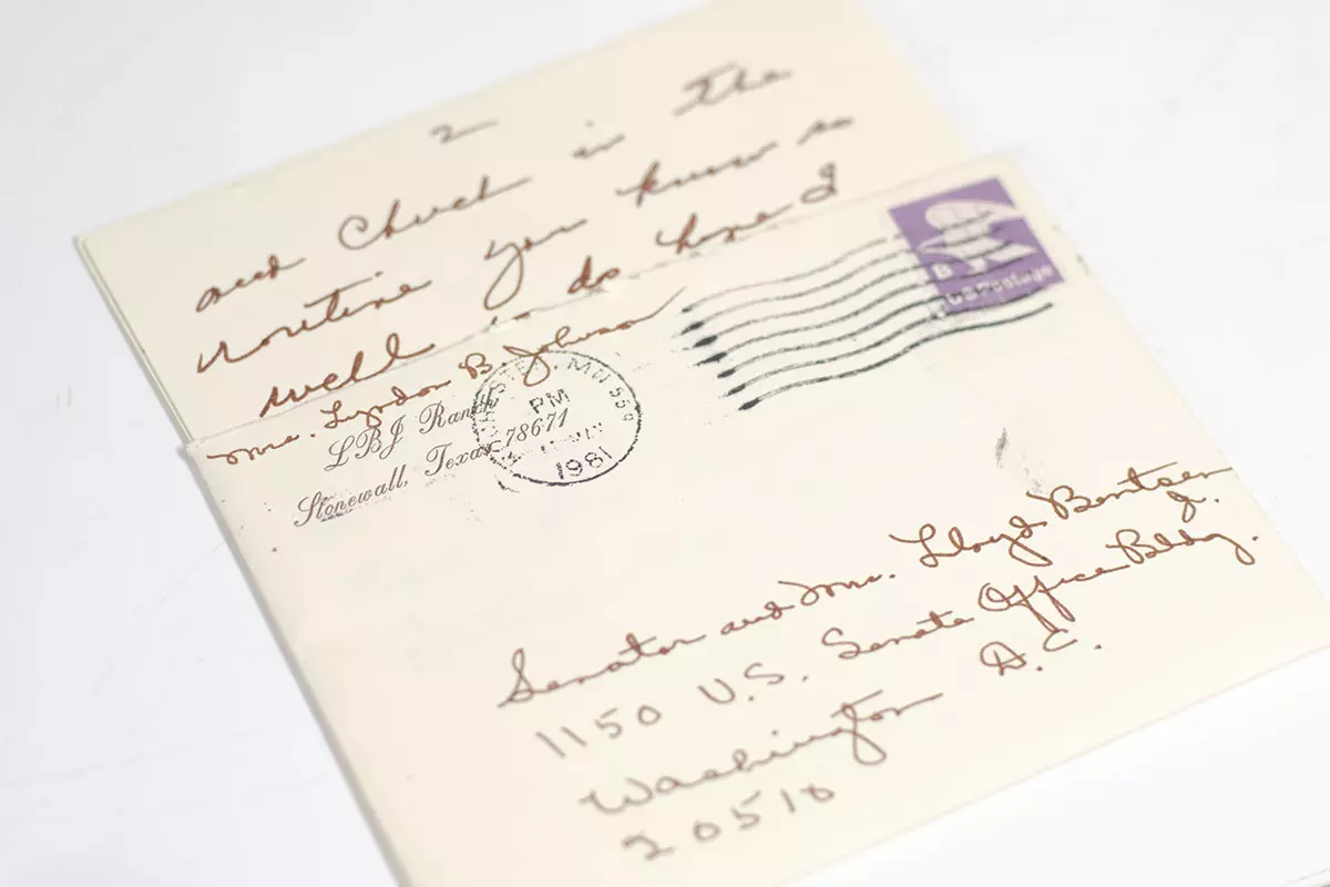 Lloyd Millard Bentsen Autograph Letter Archive.