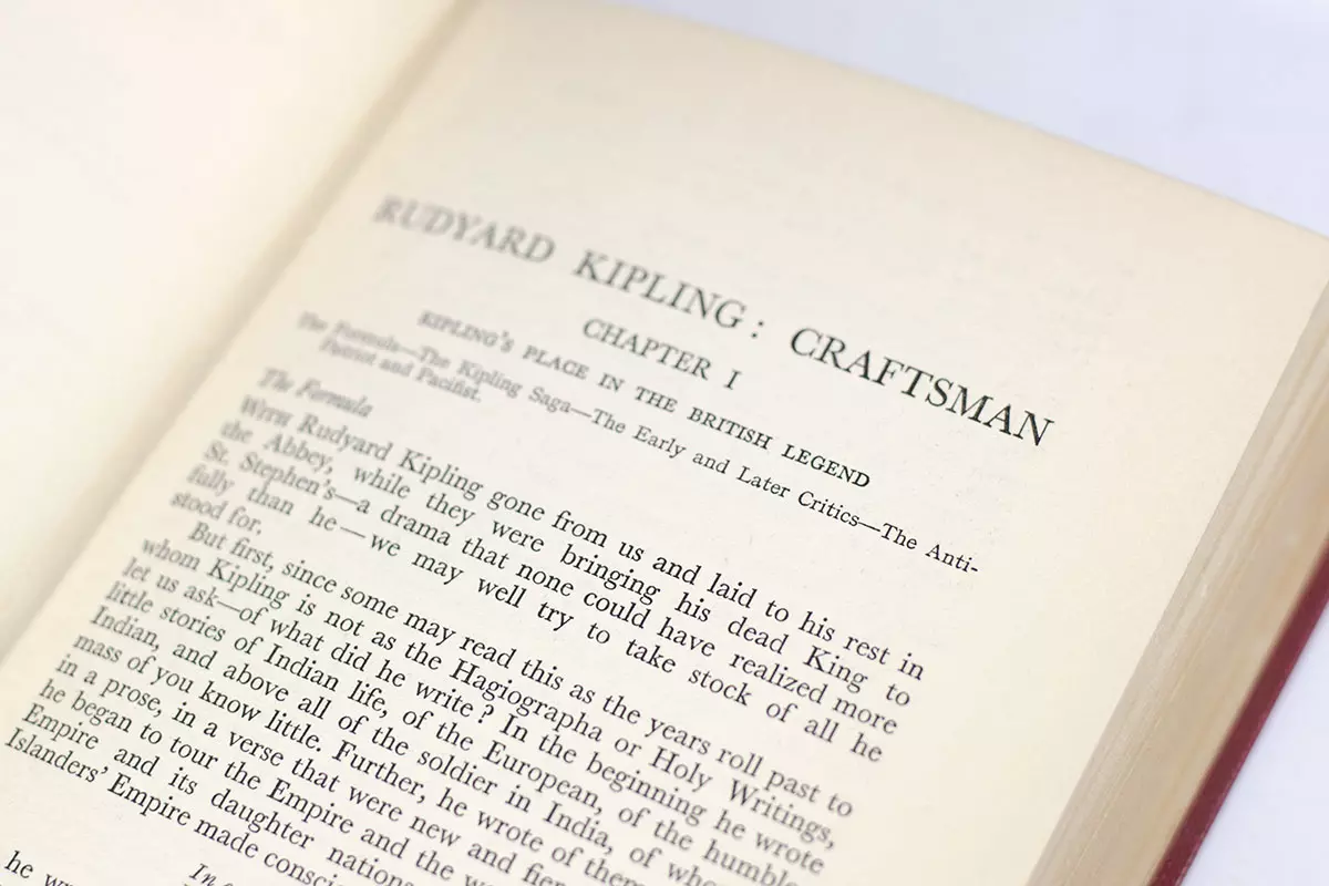 Rudyard Kipling: Craftsman.