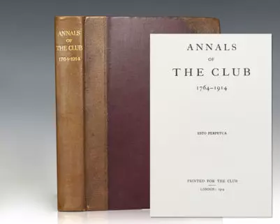 Annals of The Club. 1764-1914.