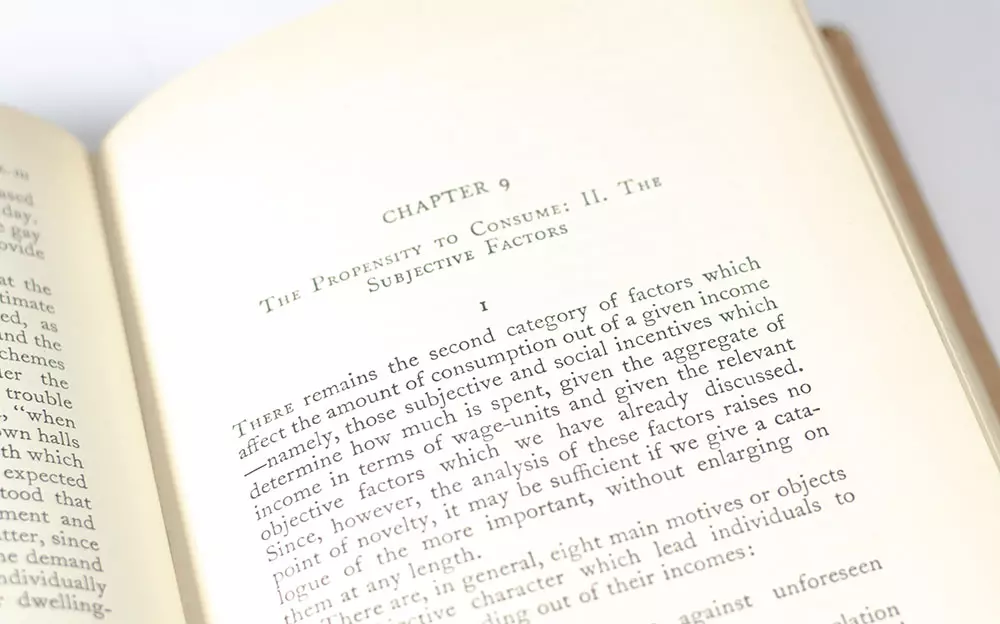 The General Theory of Employment, Interest and Money.
