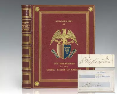 Autographs of the Presidents of the United States of America.