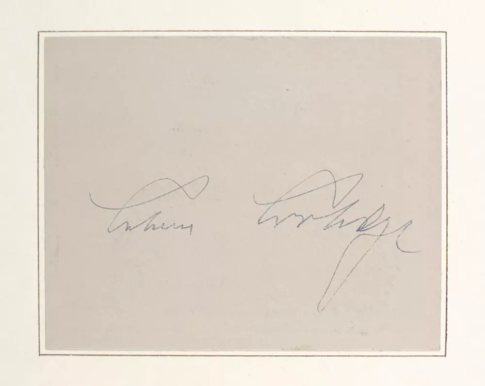 Autographs of the Presidents of the United States of America.