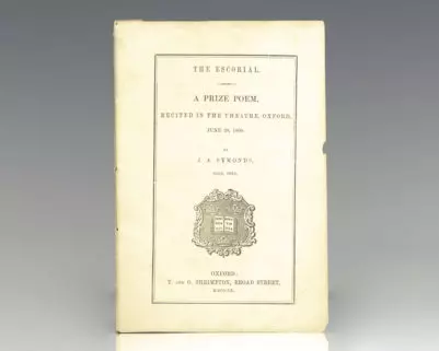 The Escorial. A Prize Poem. Recited in the Theatre, Oxford, June 20, 1860.