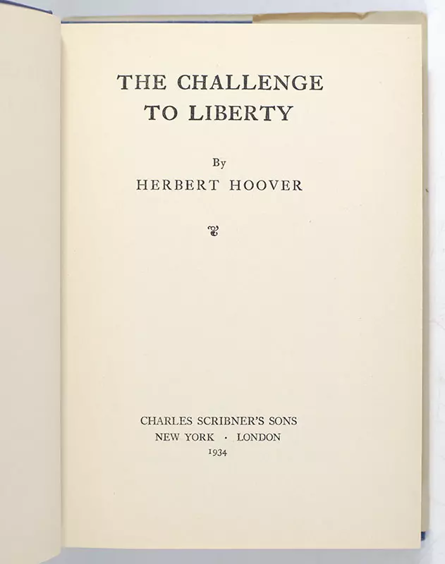 The Challenge to Liberty.