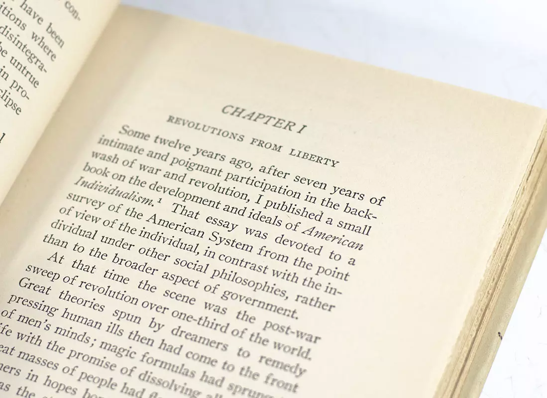 The Challenge to Liberty.