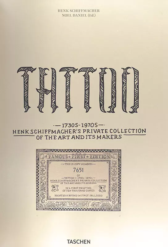 Tatoo: 1730s-1970s. Henk Schiffmacher's Private Collection.