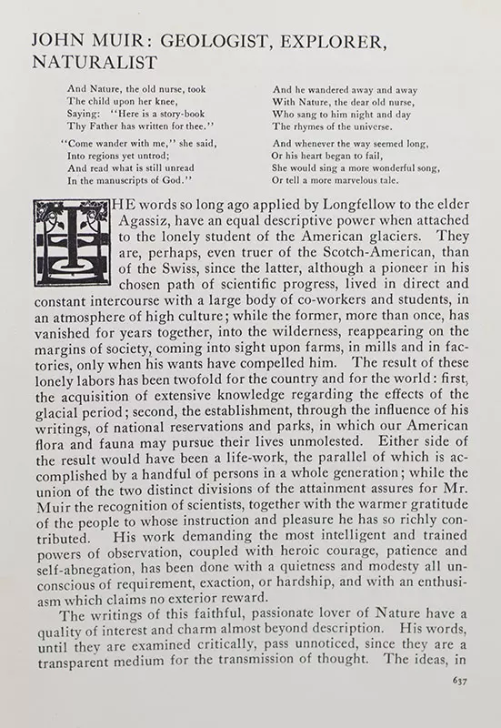 John Muir Periodical Collection.