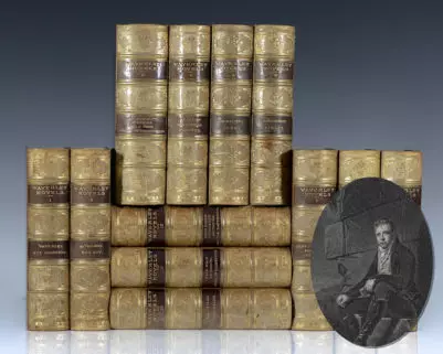 Waverly Novels. [Waverley: or 'Tis Sixty Years Since, Guy Mannering, The Antiquary, Rob Roy, Ivanhoe, Kenilworth, The Pirate, The Fortunes of Nigel, Peveril of the Peak, Quentin Durward, St. Ronan's Well, Redgauntlet, The Betrothed, Talisman, Woodstock, or, the Cavalier, Chronicles of the Canongate, The Fair Maid Of Perth, Anne of Geierstein.