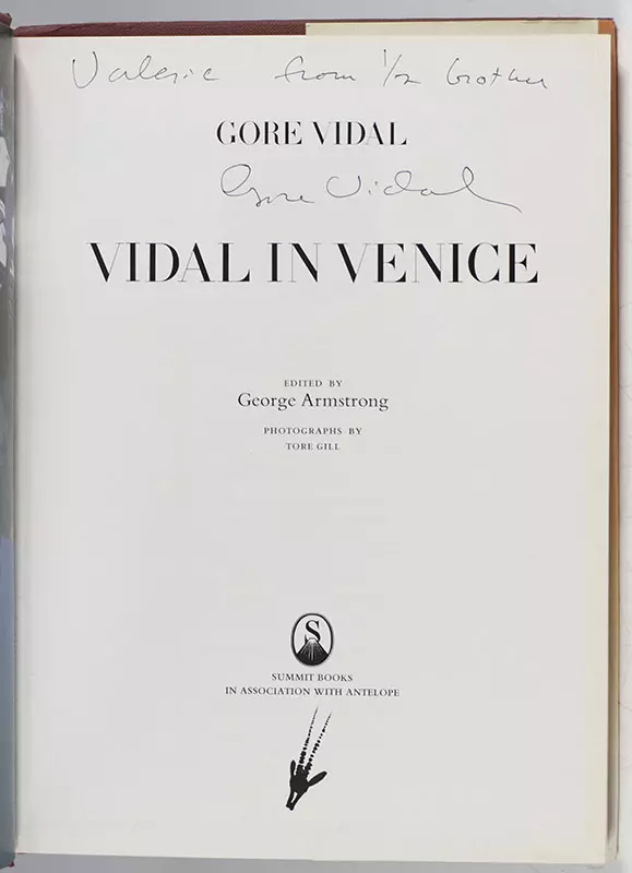 Vidal in Venice.