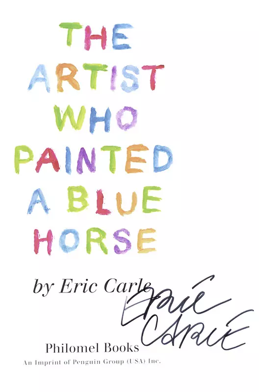 The Artist Who Painted a Blue Horse.