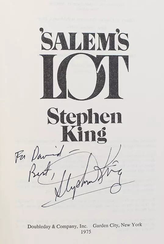 Salem's Lot.