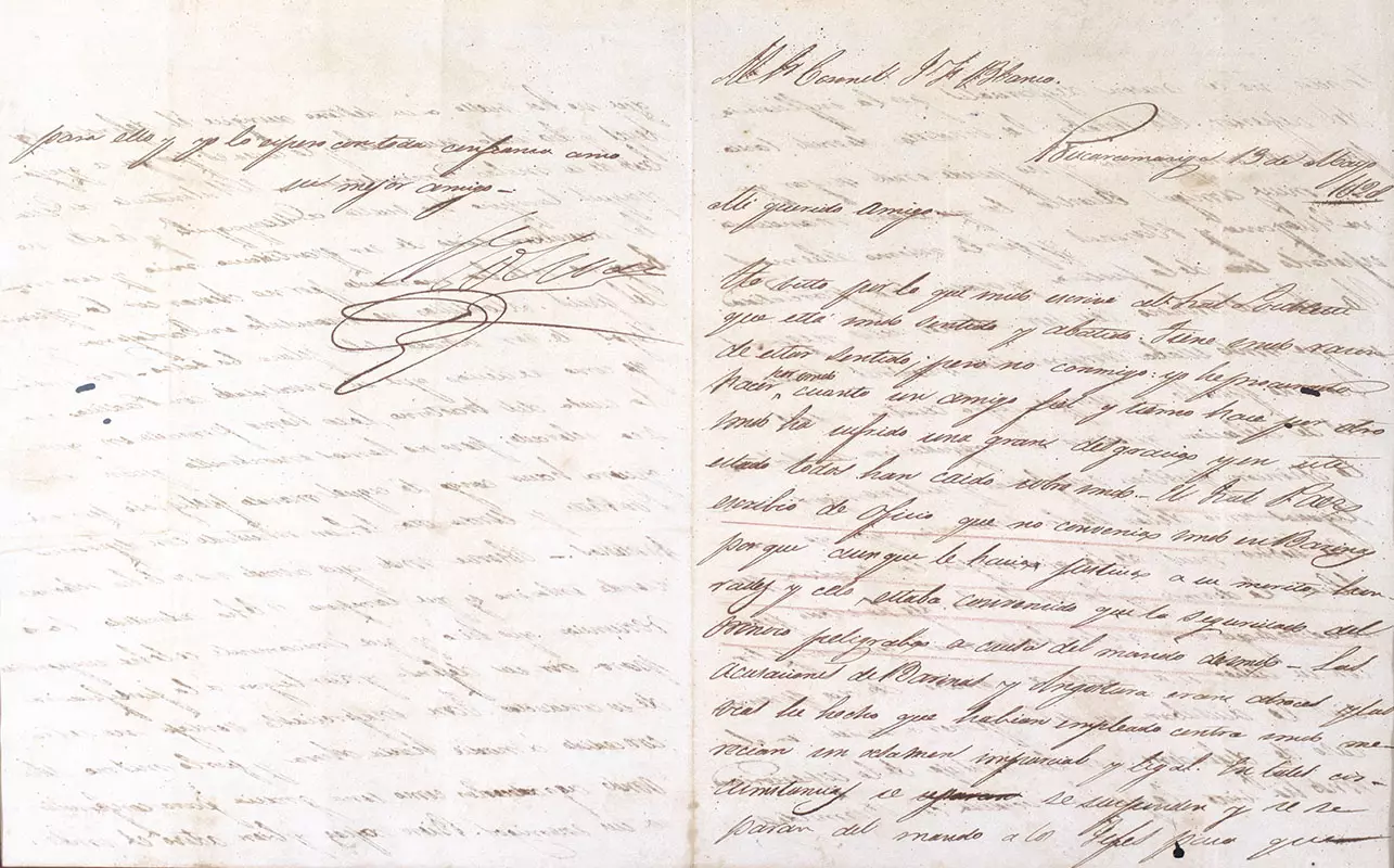 Simón Bolívar Autograph Letter Signed.