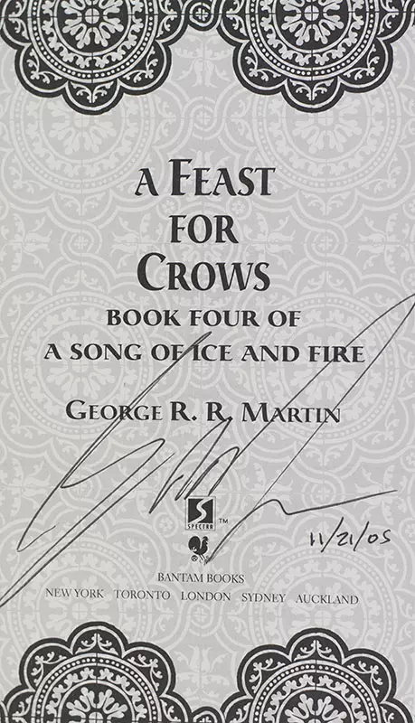 A Feast For Crows.