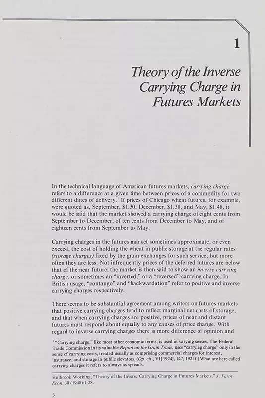 Selected Writings of Holbrook Working.