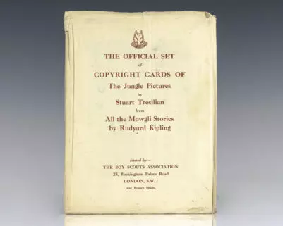 The Official Set of Copyright Cards of The Jungle Pictures by Stuart Tresilian from All the Mowgli Stories by Rudyard Kipling.