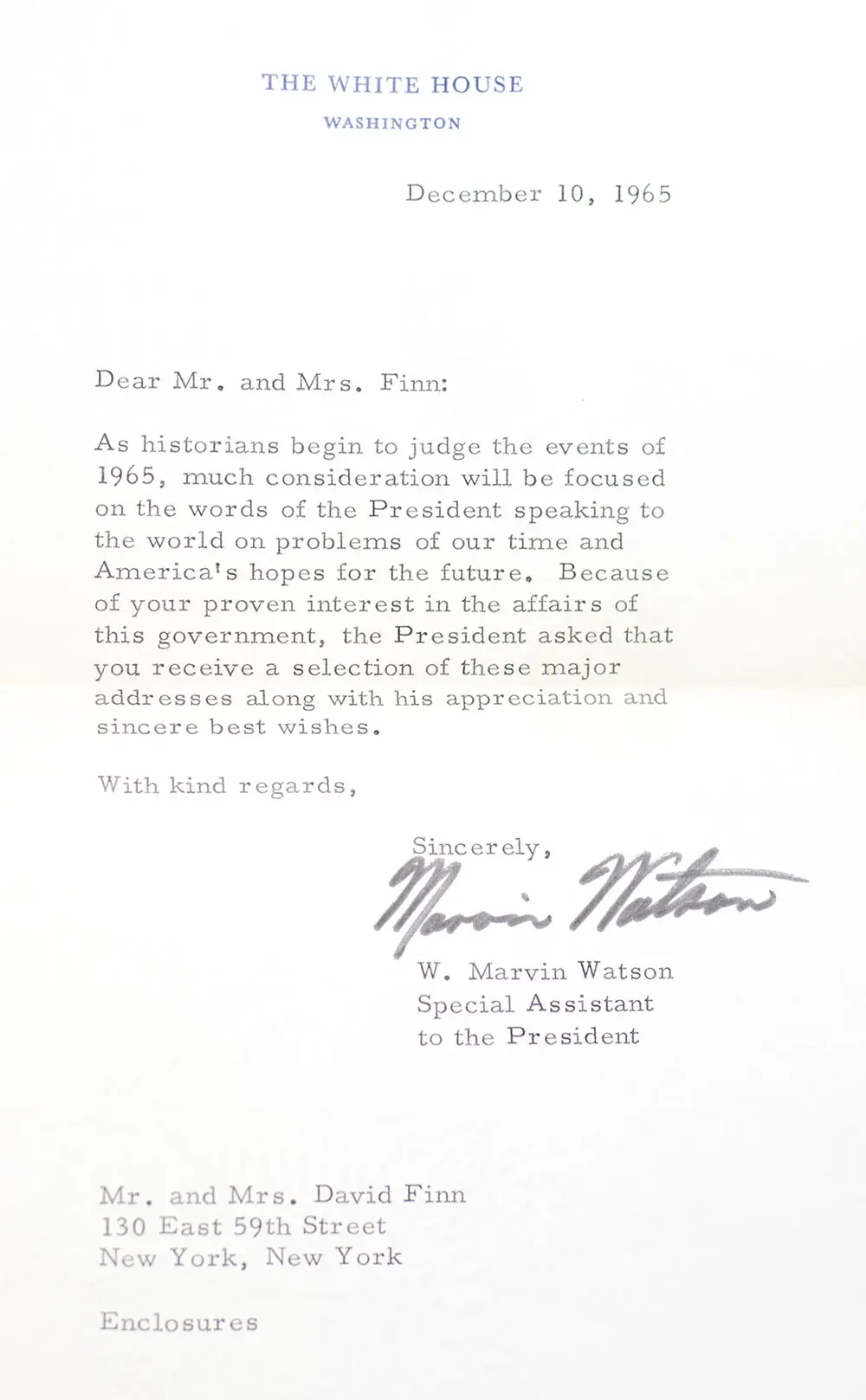 Selected Presidential Addresses of Lyndon B. Johnson, 1965.