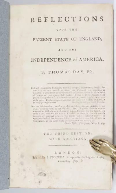 Reflections Upon the Present State of England, and the Independence of America.
