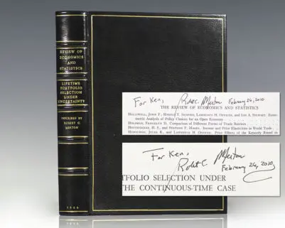 The Review of Economics and Statistics: Lifetime Portfolio Selection Under Uncertainty.