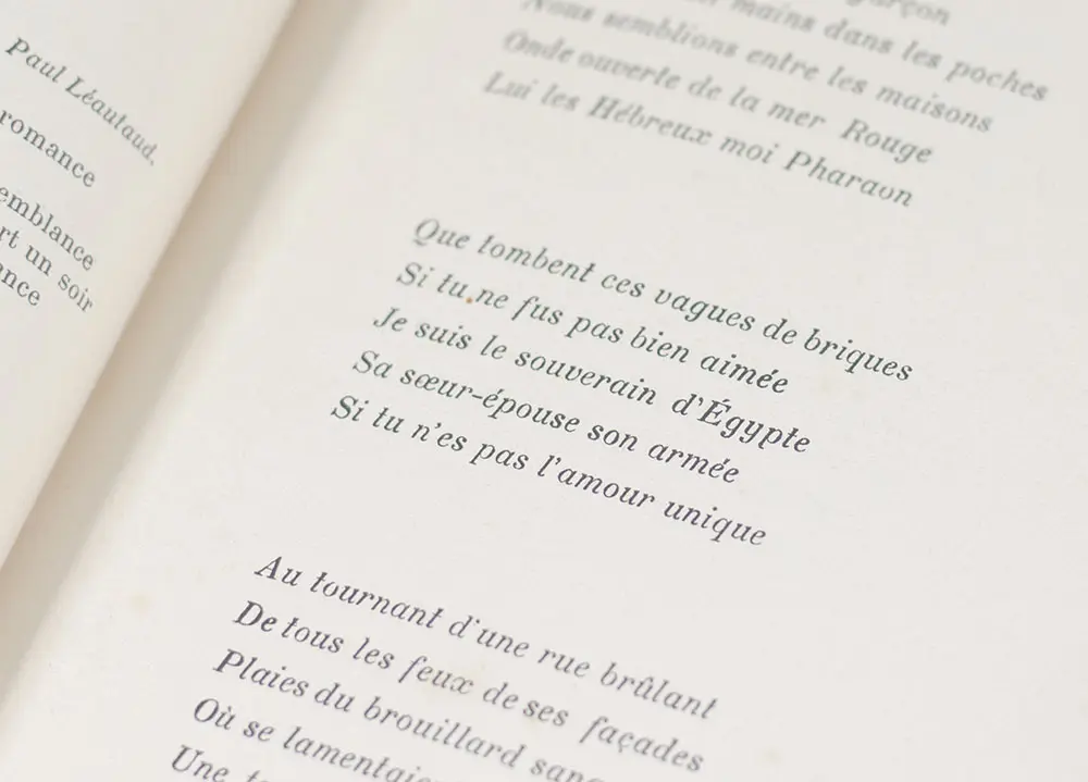 Alcools: Poems (1898-1913). Avec un Portrait de L'Auteur par Pablo Picasso.