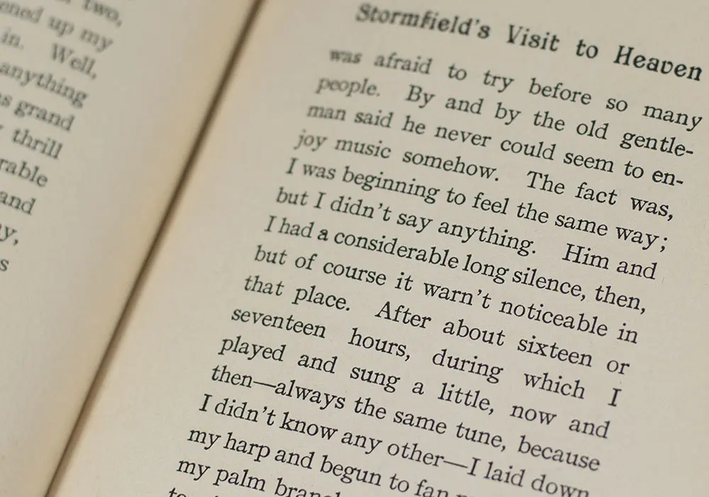 Extract From Captain Stormfield's Visit to Heaven.