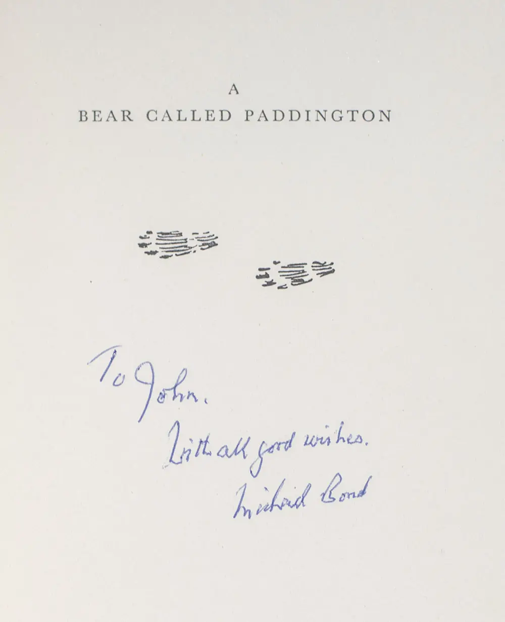 A Bear Called Paddington.