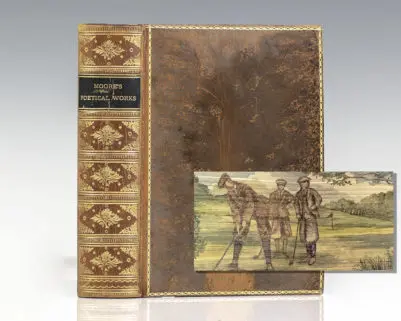 The Poetical Works of Thomas Moore. [Fore-Edge Painting].