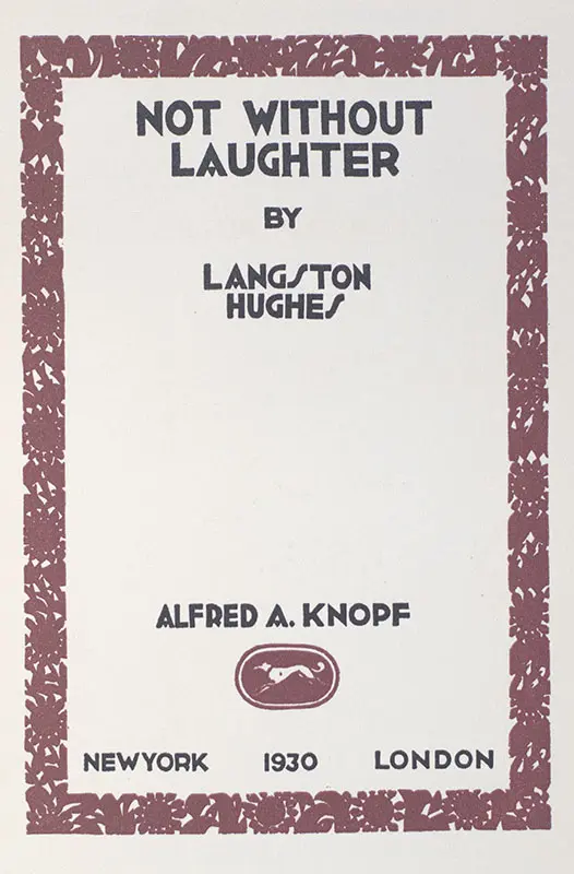 Not Without Laughter.