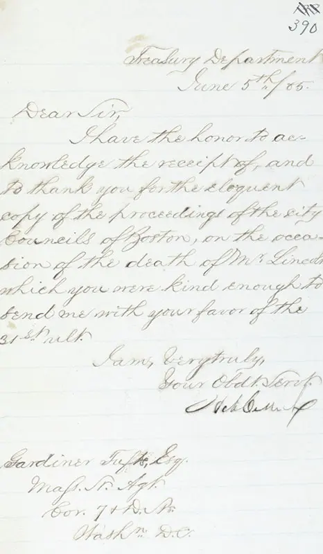 Autograph Album of the Presidents and Cabinet Officials of the United States of America.