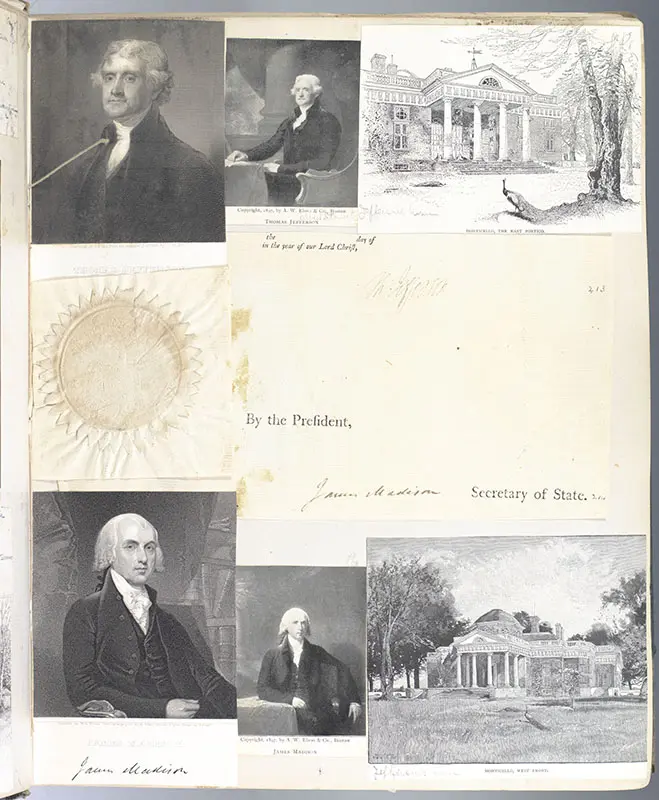 Autograph Album of the Presidents and Cabinet Officials of the United States of America.