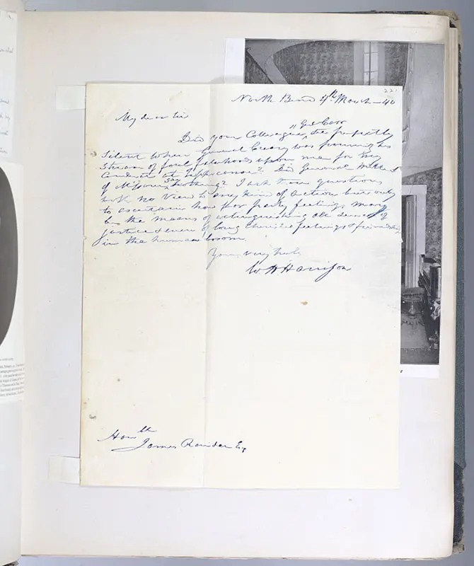 Autograph Album of the Presidents and Cabinet Officials of the United States of America.