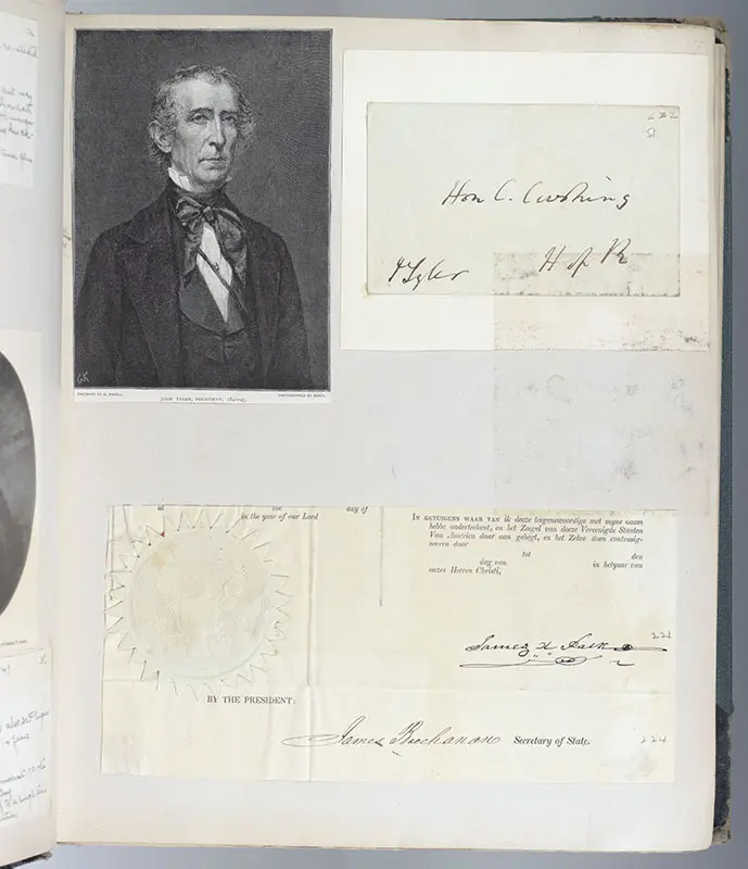 Autograph Album of the Presidents and Cabinet Officials of the United States of America.