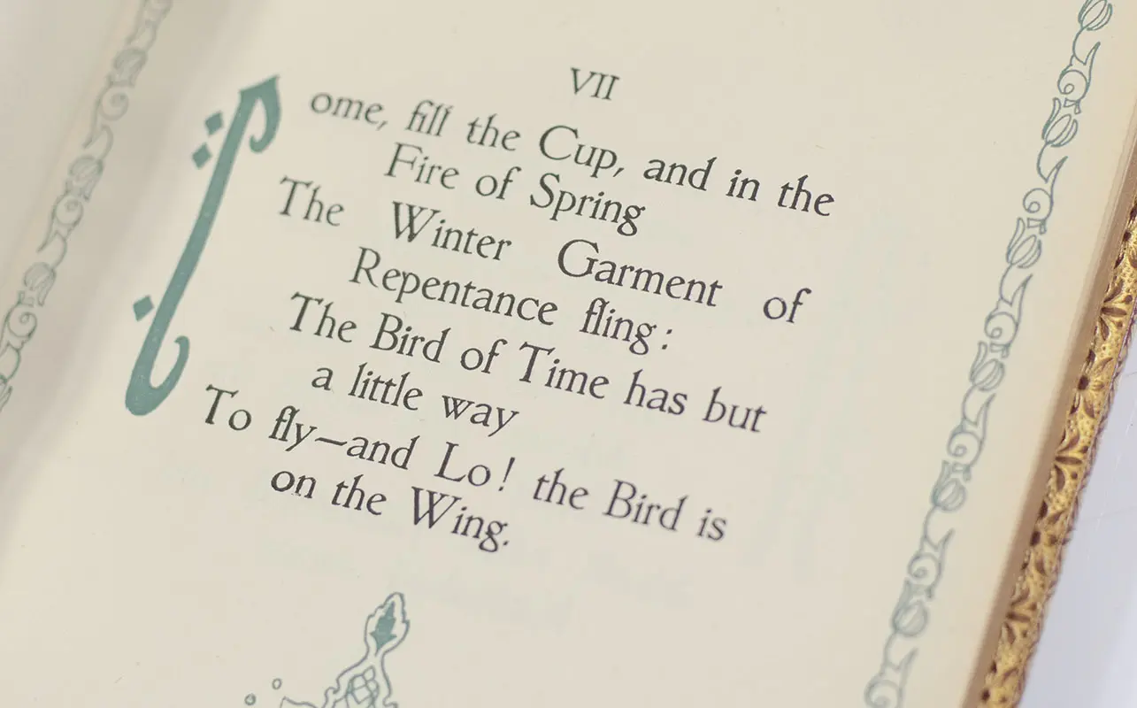 Rubaiyat of Omar Khayyam.