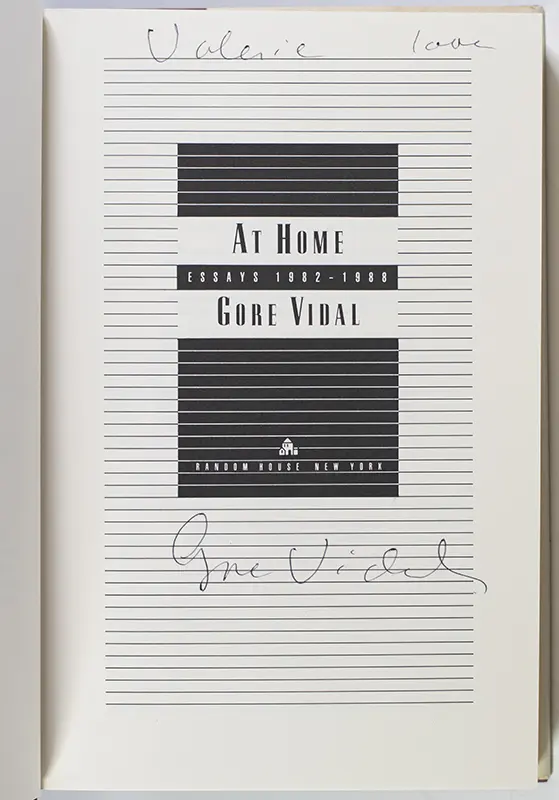 At Home: Essays 1982-1988.