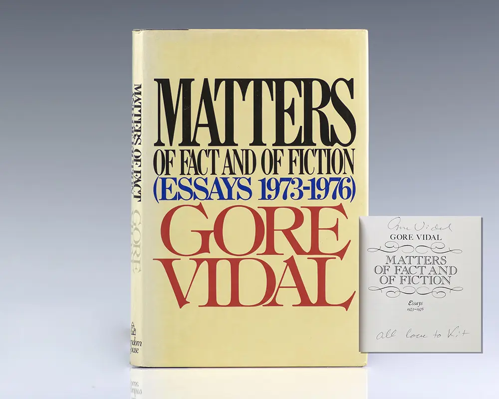 Matters of Fact and of Fiction (Essays 1973-1976).