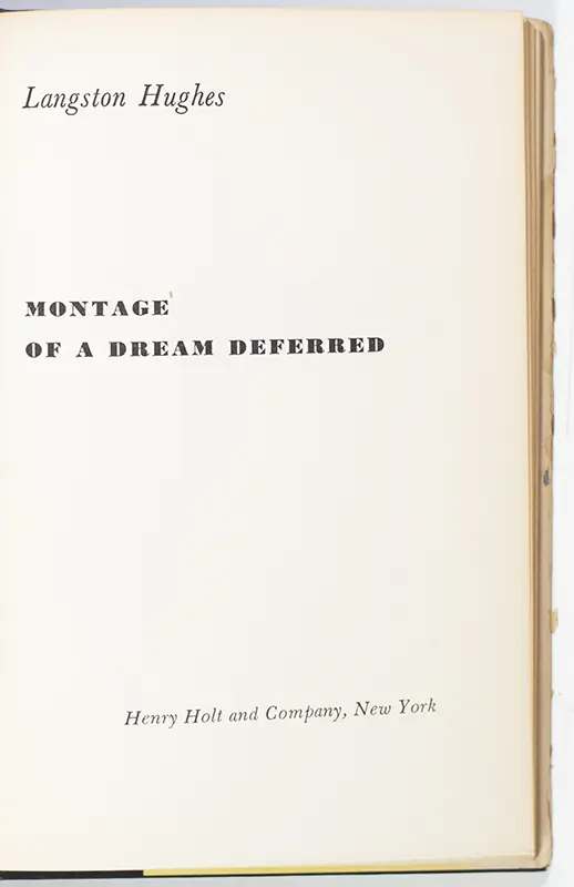 Montage of a Dream Deferred.