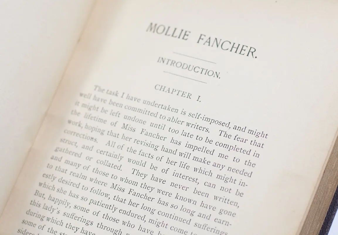 Mollie Fancher: the Brooklyn Enigma. An Authentic Statement of Facts in the Life of Mary J. Fancher, The Psychological Marvel of the Nineteenth Century.