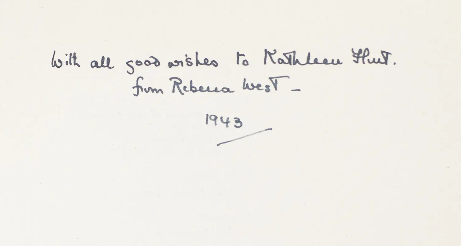 Black Lamb and Grey Falcon: The Record of a Journey Through Yugoslavia in 1937.