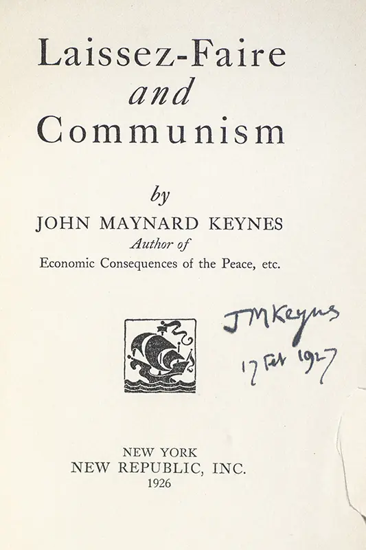 Laissez-Faire and Communism.