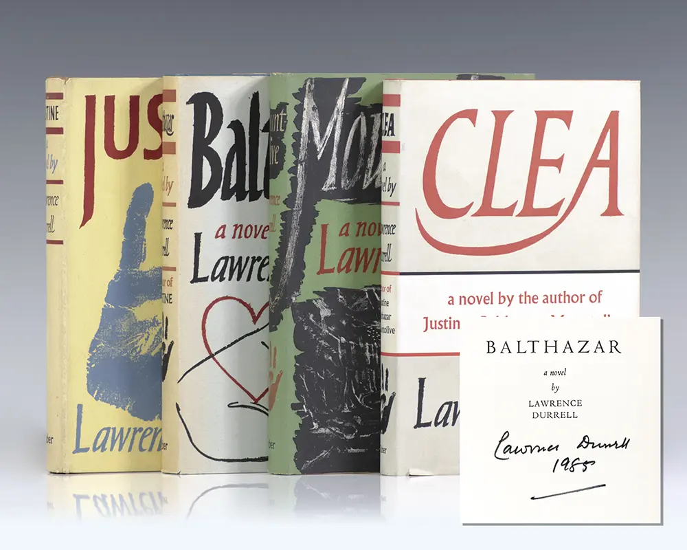 Justine, Balthazar, Mountolive, Clea. [The Alexandria Quartet].
