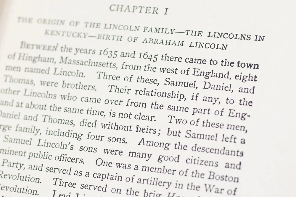 The Life of Abraham Lincoln.