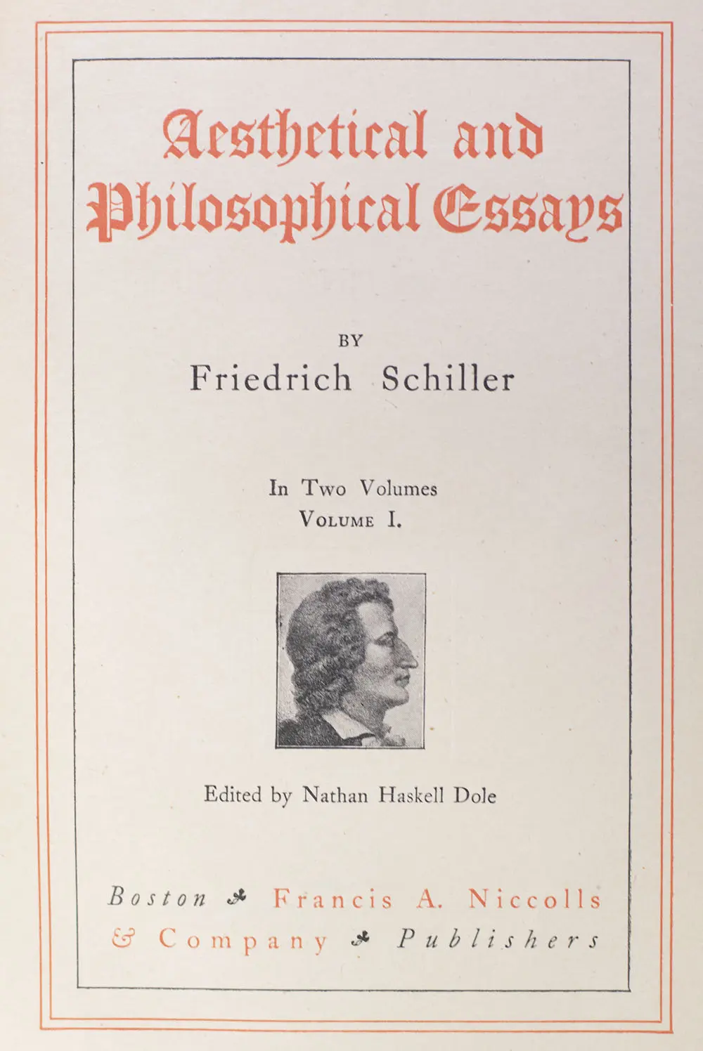 The Works of Friedrich Schiller.