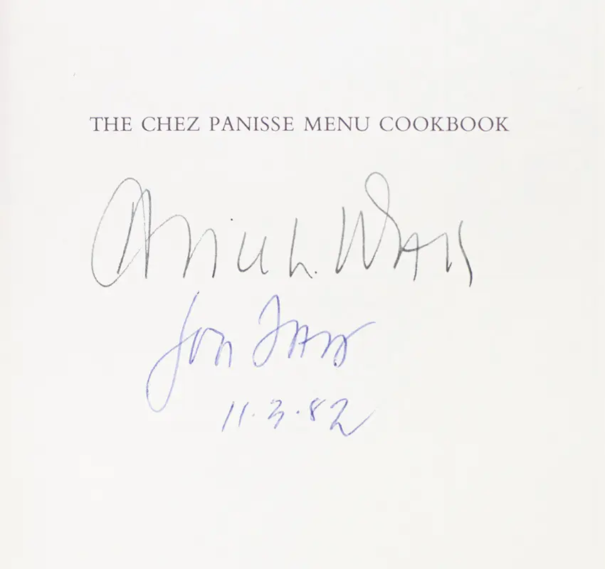 Chez Panisse Menu Cookbook.